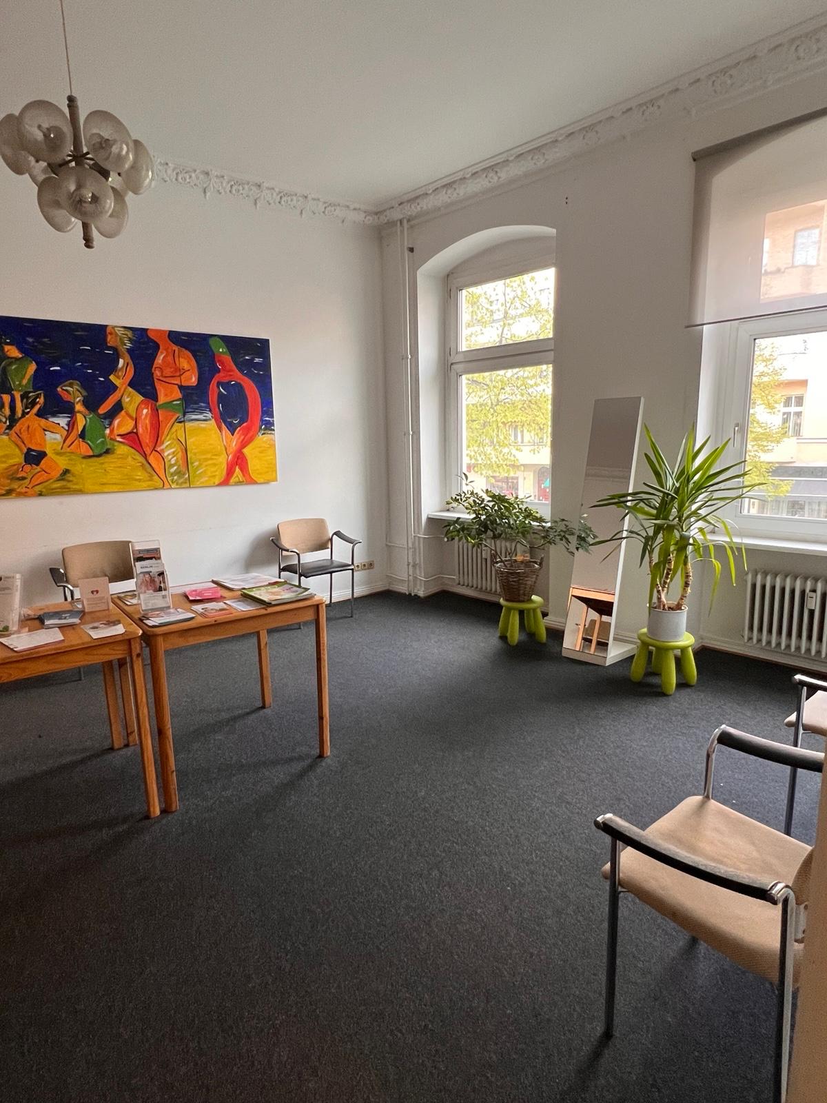 Wartezimmer der Praxis